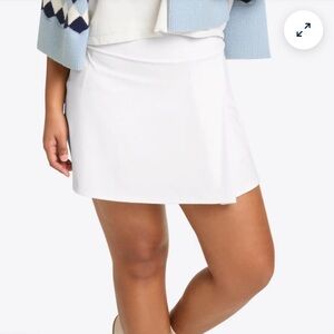 Draper James Side Slit Skort in White